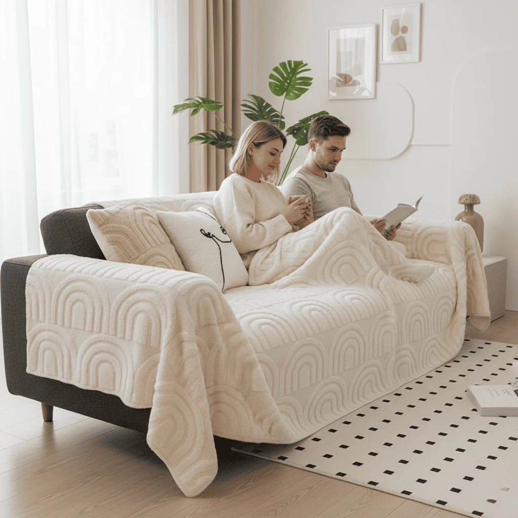 GRIPTEX – Thick quilted sofa cover for secure fit - Image 3