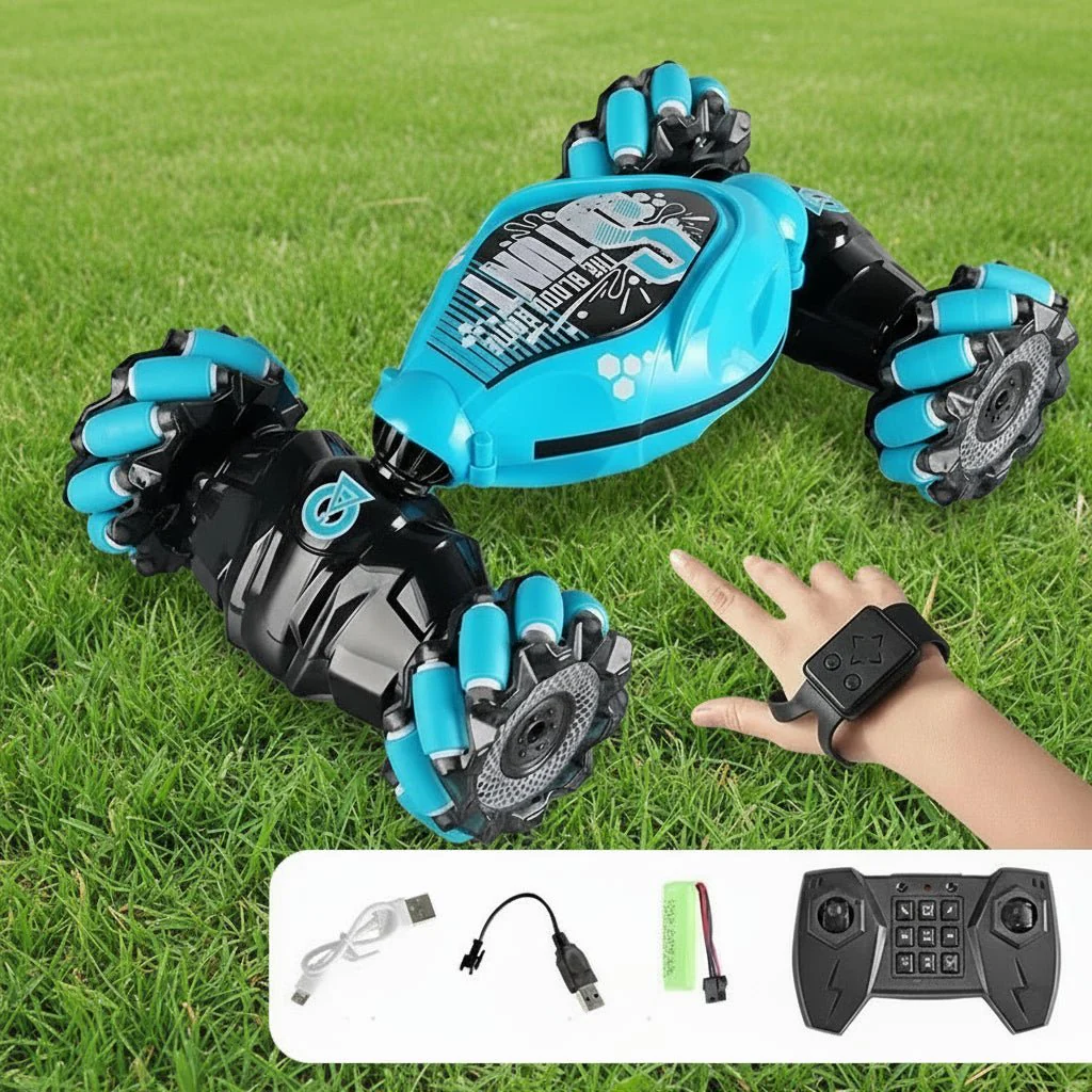 GYRAXIS - remote-controlled car with LED lighting, gesture control, and 360° - Image 11