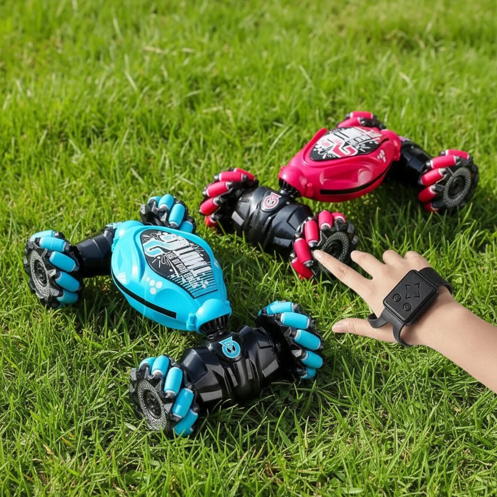 GYRAXIS - remote-controlled car with LED lighting, gesture control, and 360° - Image 6