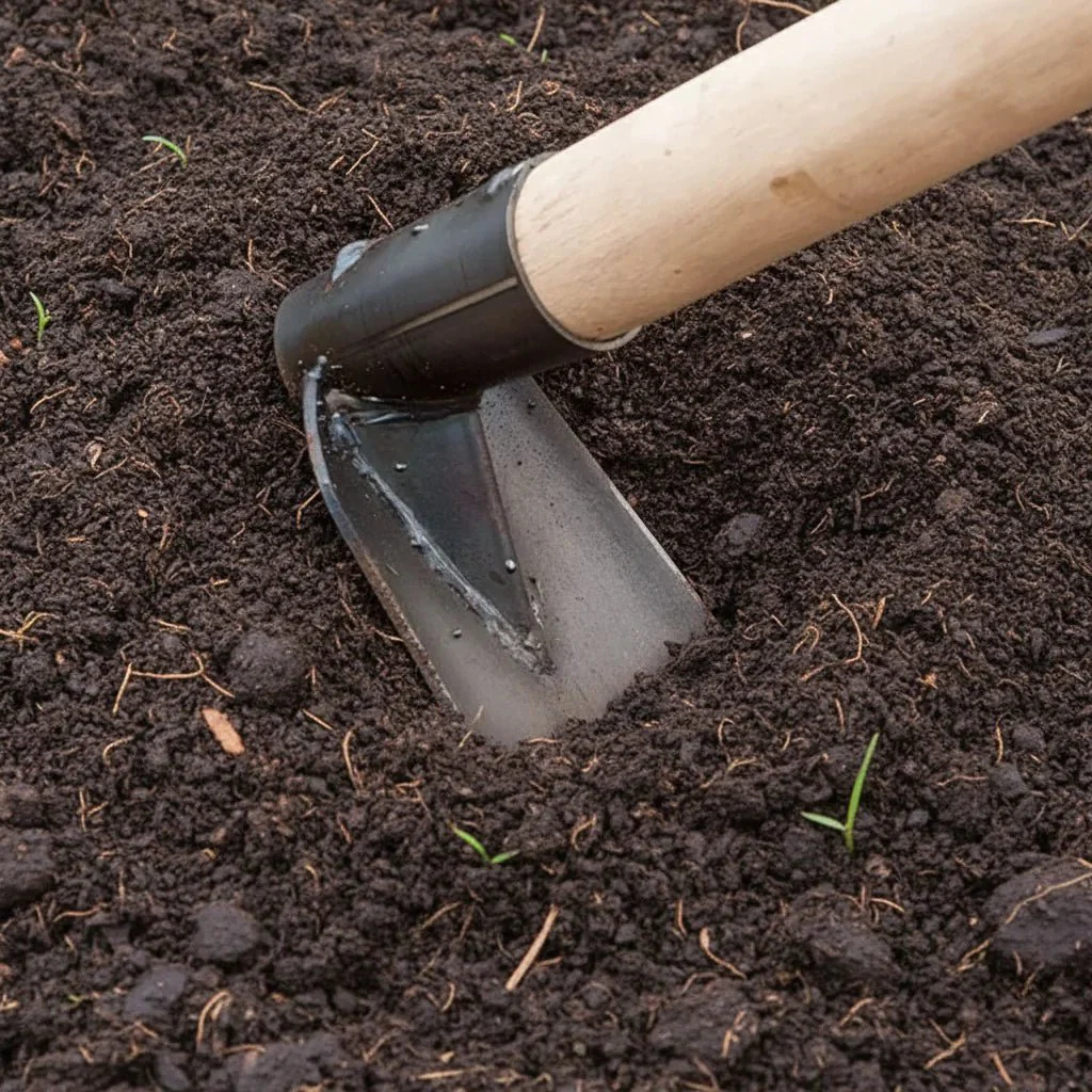HACKRA – Steel garden hoe for weeding and digging - Image 2