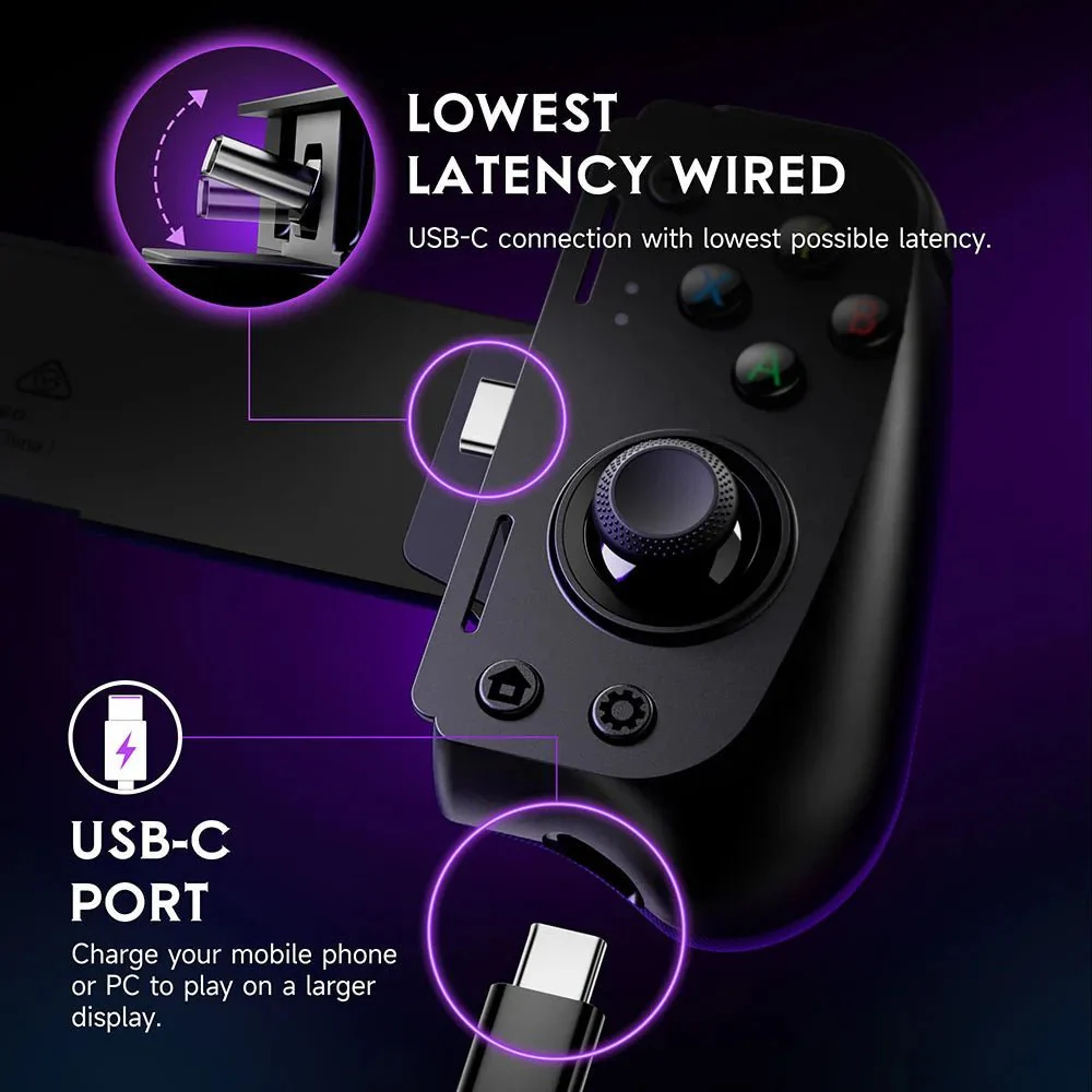 HALLOUT – M10 Cross-Platform Controller with Hall Triggers & Grip Texture - Image 4