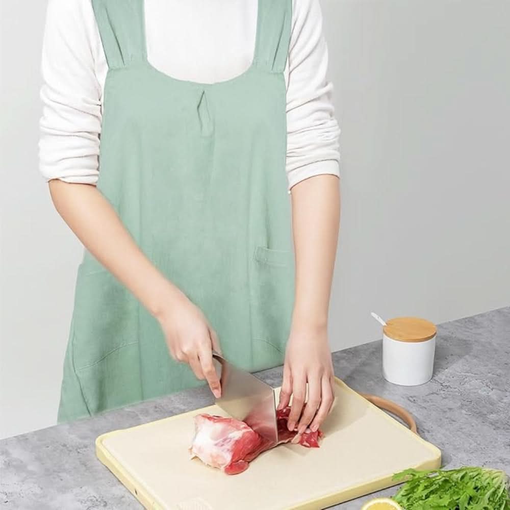 HanaSmock – Elegant apron with crossed back for crafting - Image 4