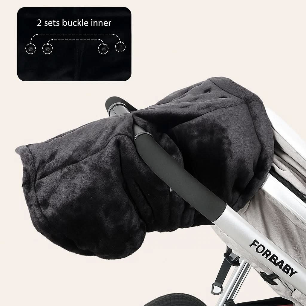 HANDHUG – Windproof stroller gloves with mobile phone and tissue pocket - Image 3