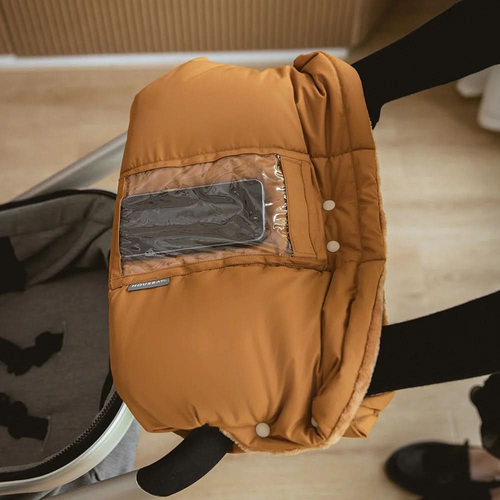 HANDHUG – Windproof stroller gloves with mobile phone and tissue pocket - Image 5