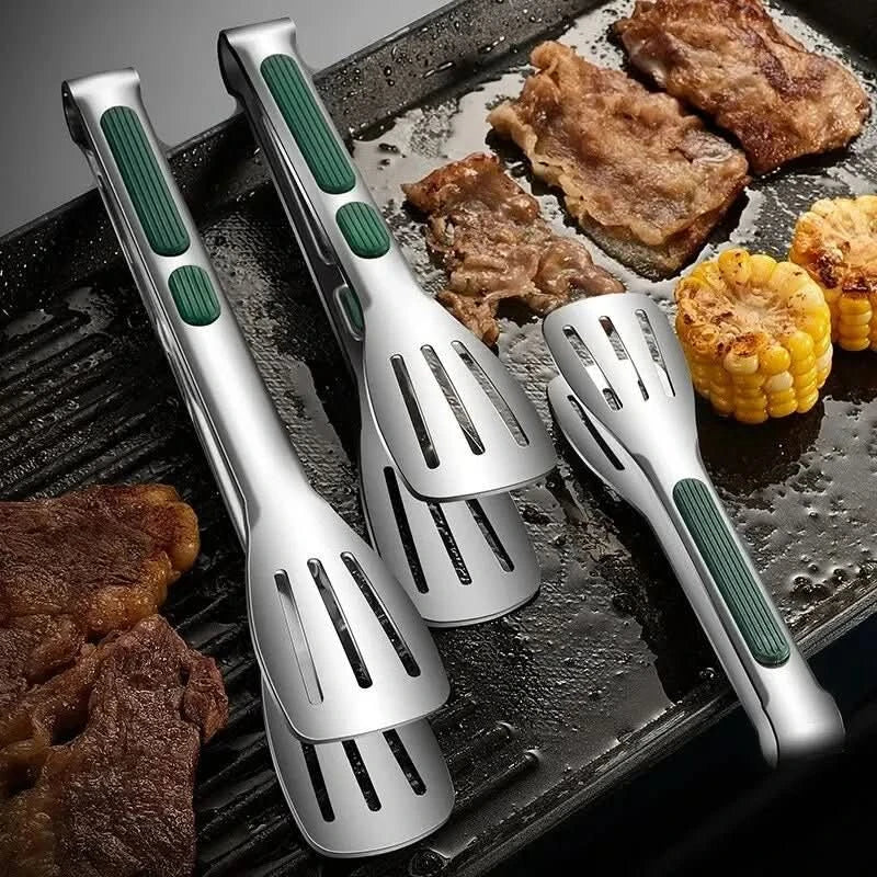 HandyTongs – Non-slip stainless steel tongs for meat, salad & bread - Image 2