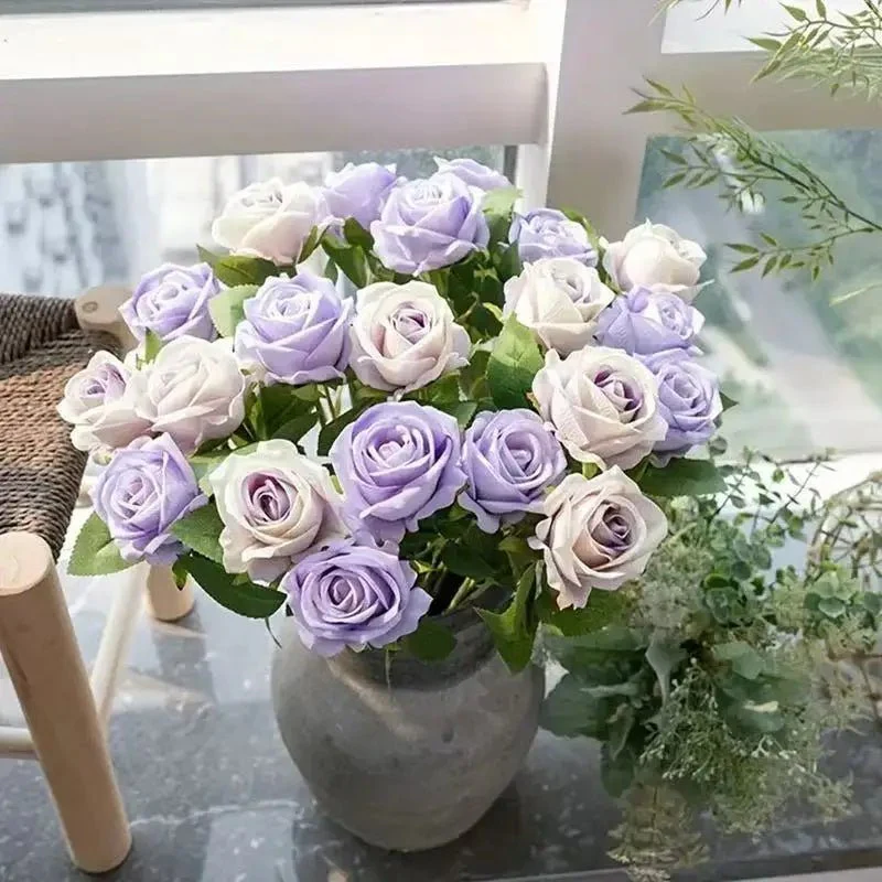 HARMONIA – Velvet Artificial Roses for Valentine's Day and Decorative Indoor Arrangements - Image 2
