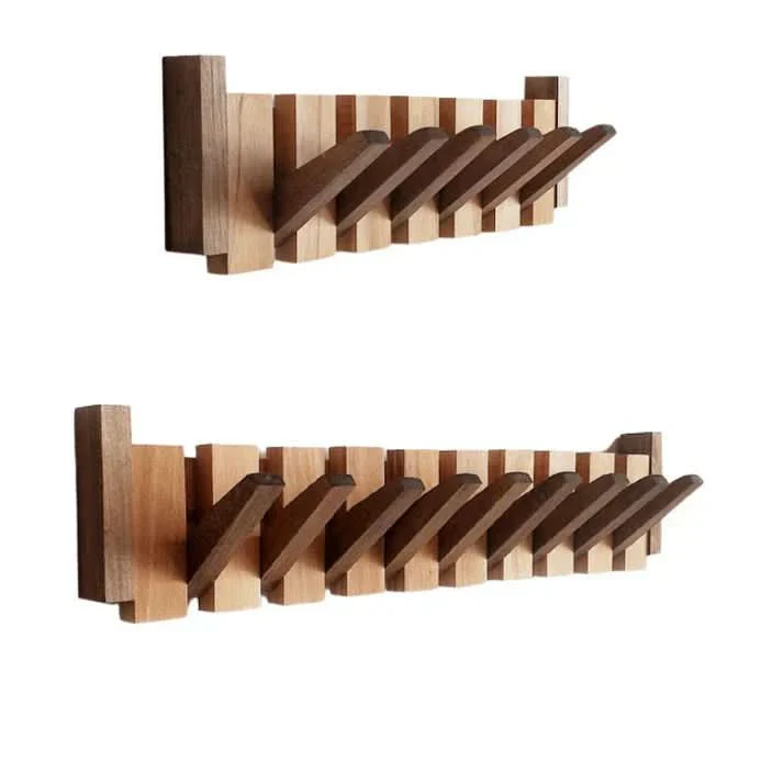 HARMONYCOAT Wall Rack - Artistic wooden wall coat rack in piano design for hallway & home - Image 8