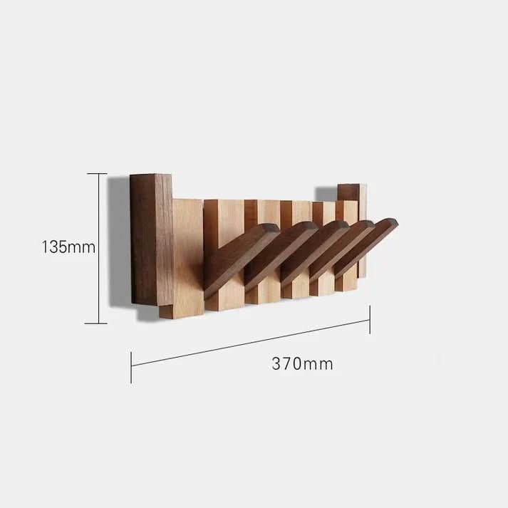 HARMONYCOAT Wall Rack - Artistic wooden wall coat rack in piano design for hallway & home - Image 9