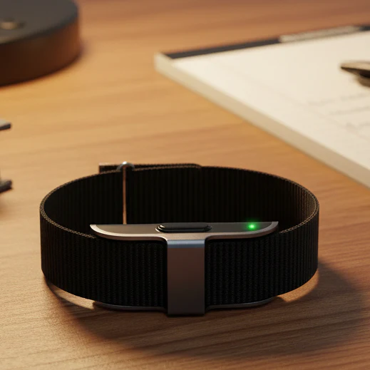 HealthTrack - IP68 fitness tracker with heart rate & O2 measurement