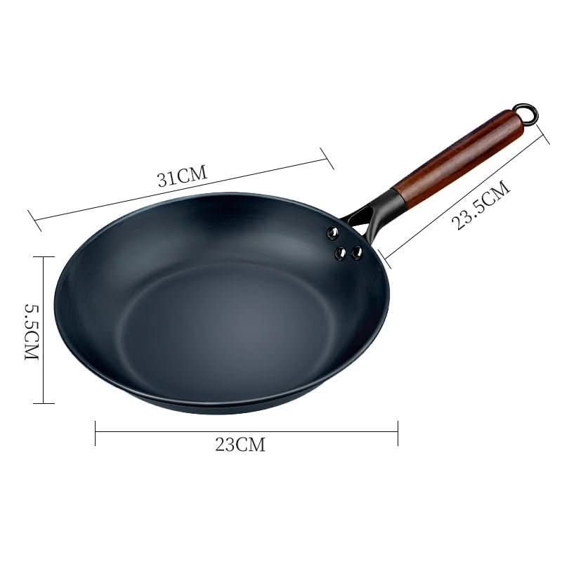 HearthForge cast iron pan | Robust non-stick frying pan | Even heat distribution | Healthy & durable cookware - Image 3