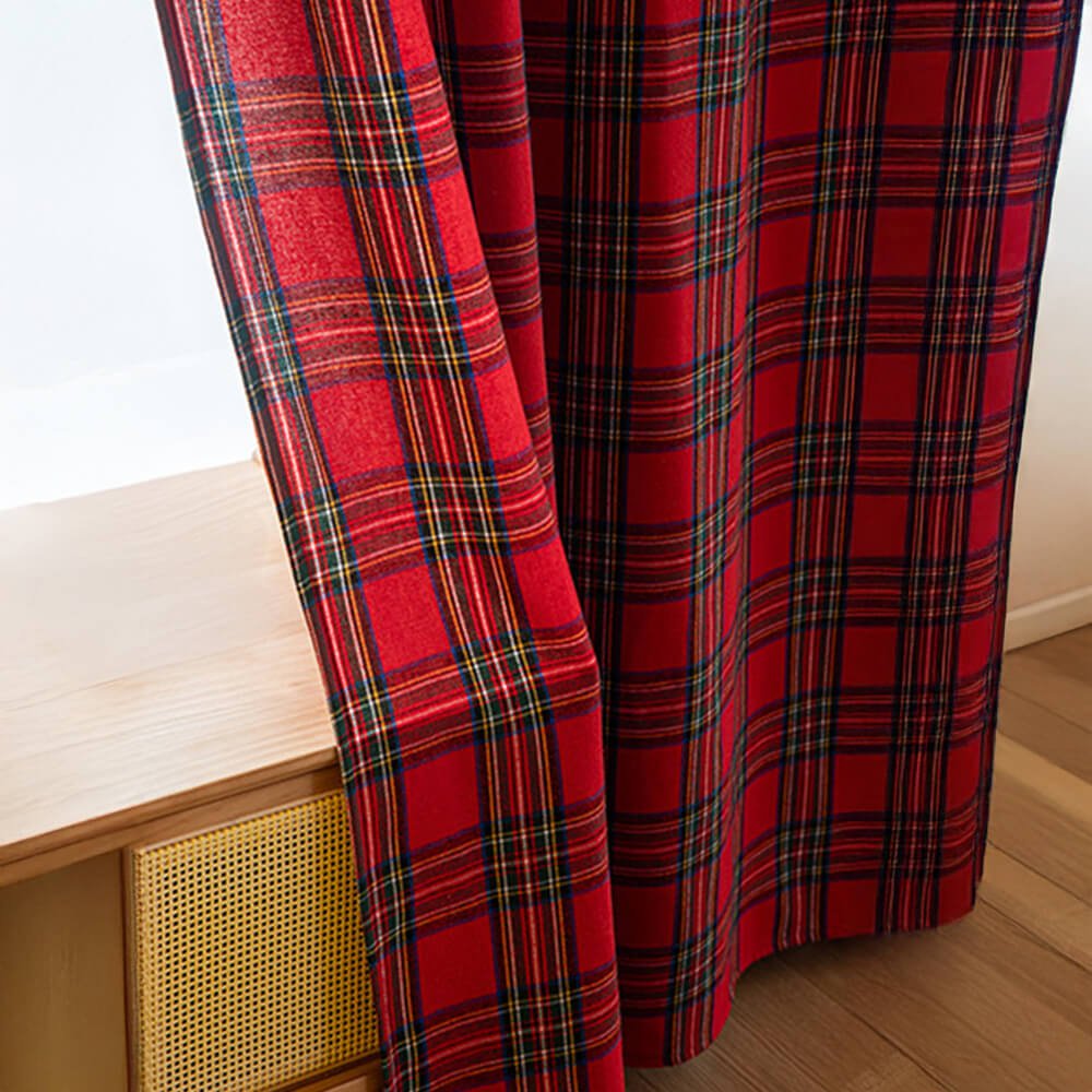 HEARTHVIEW – Classic check curtains for winter comfort - Image 6