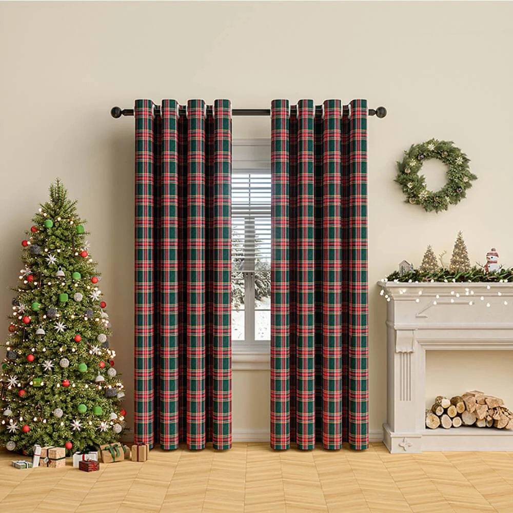 HEARTHVIEW – Classic check curtains for winter comfort - Image 7