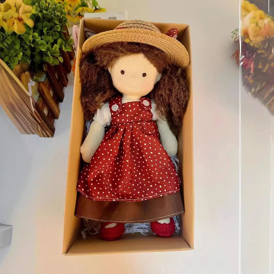 HeartLoom Waldorf doll | Handmade cotton plush doll | Soft cuddly doll | Promotes imagination & emotional development - Image 4