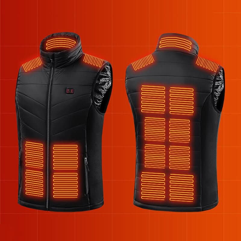 HeatShell Vest - Heated waistcoat with 13 heating zones for cold days