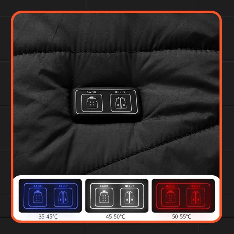 HeatShell Vest - Heated waistcoat with 13 heating zones for cold days - Image 3
