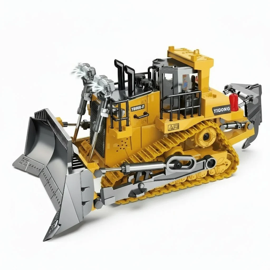 HEAVYDUO – Robust RC Bulldozer and Excavator for Children - Image 7