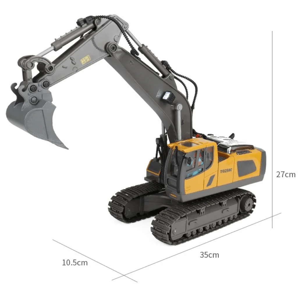 HEAVYDUO – Robust RC Bulldozer and Excavator for Children - Image 9