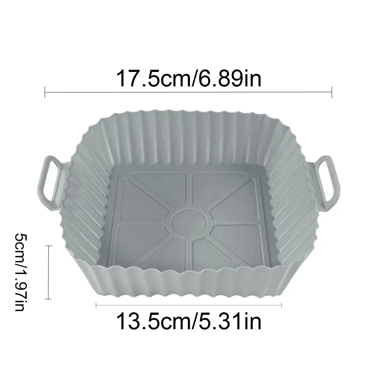HEISSLUFTPRO – Silicone Insert for the Air Fryer with Handles for Clean, Safe Cooking - Image 11