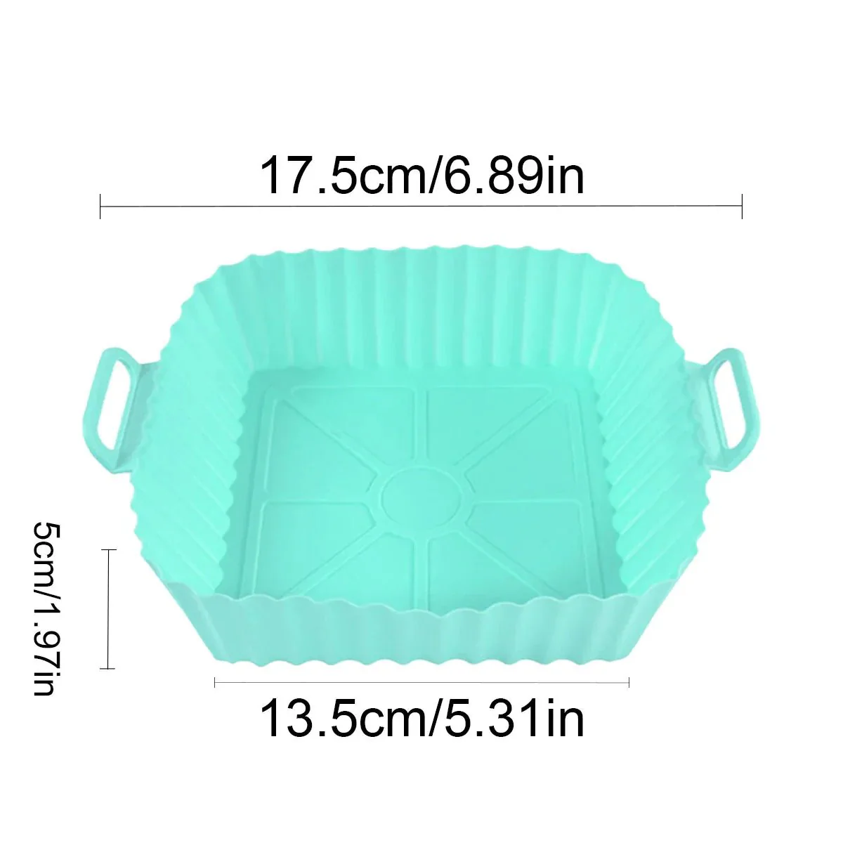 HEISSLUFTPRO – Silicone Insert for the Air Fryer with Handles for Clean, Safe Cooking - Image 12