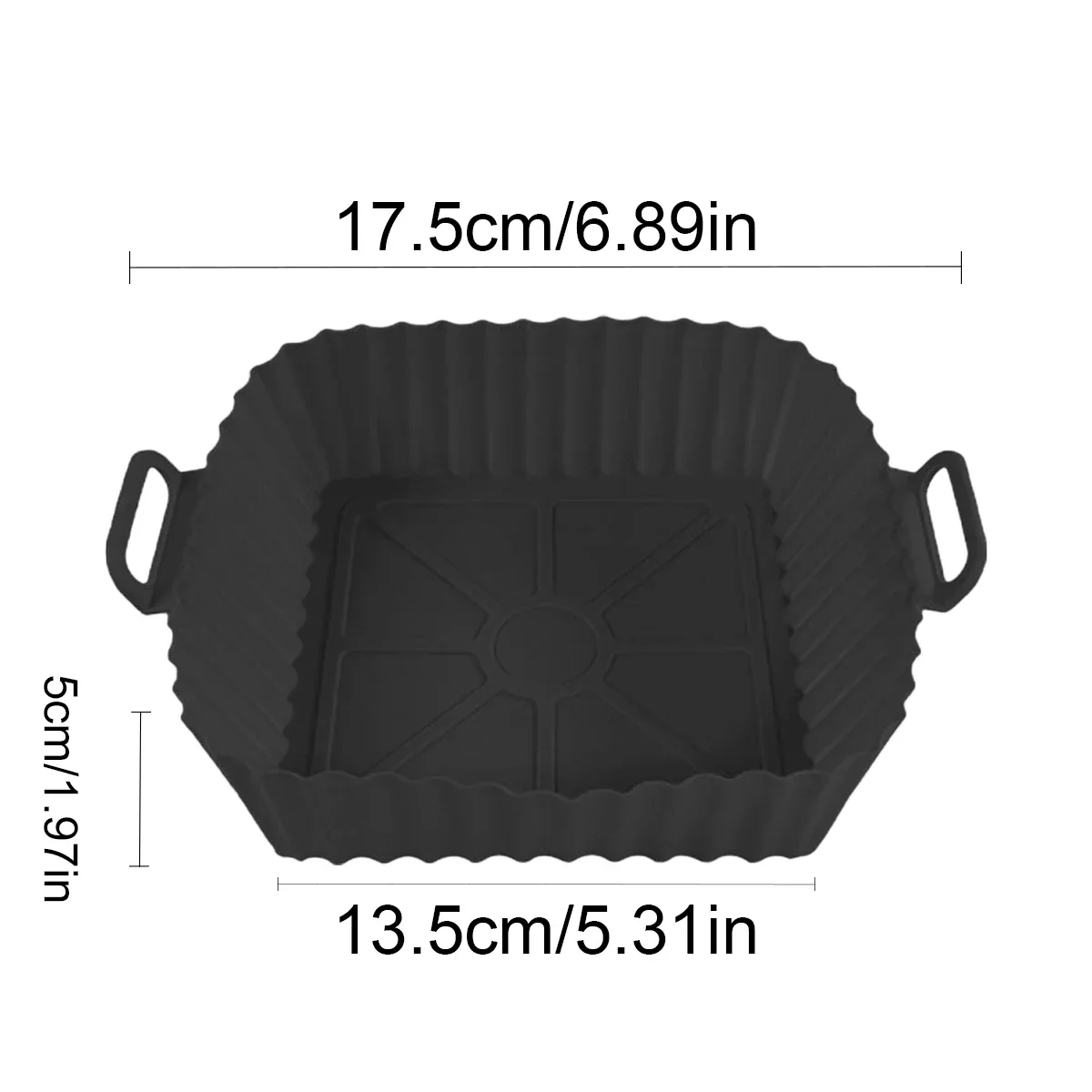 HEISSLUFTPRO – Silicone Insert for the Air Fryer with Handles for Clean, Safe Cooking - Image 9