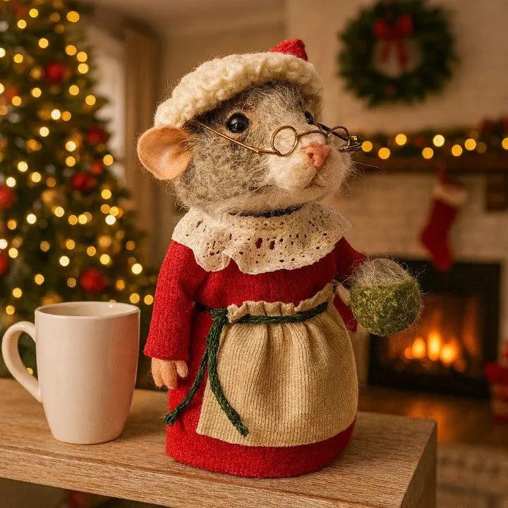 HERZMAUS – Handmade Felt Mice for Cozy Home Decor - Image 4