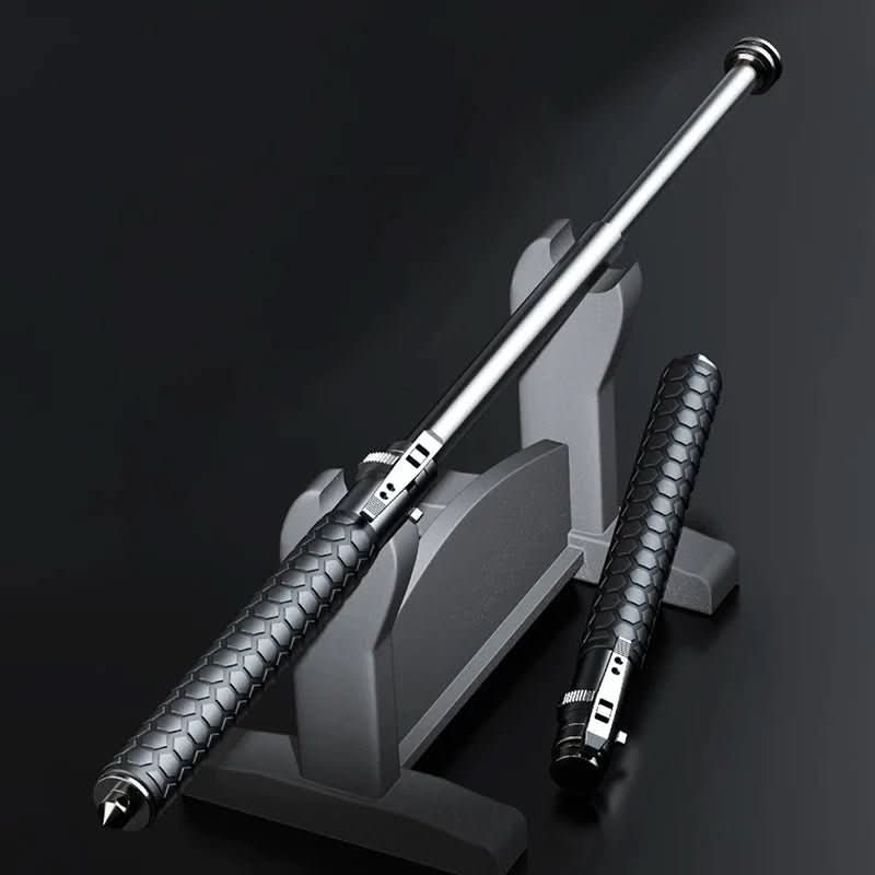 HikeShield – Adjustable Hiking Stick Made of Alloy Steel with Anti-Slip Handle, Lightweight & Compact for Outdoor, Trekking, and Travel - Image 3