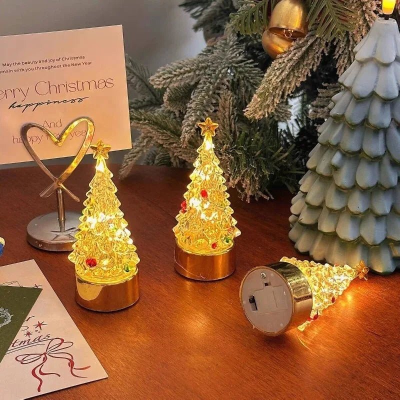 HOLIDAYLIT – Festive Christmas Tree Table and Nightstand Lamp - Image 5