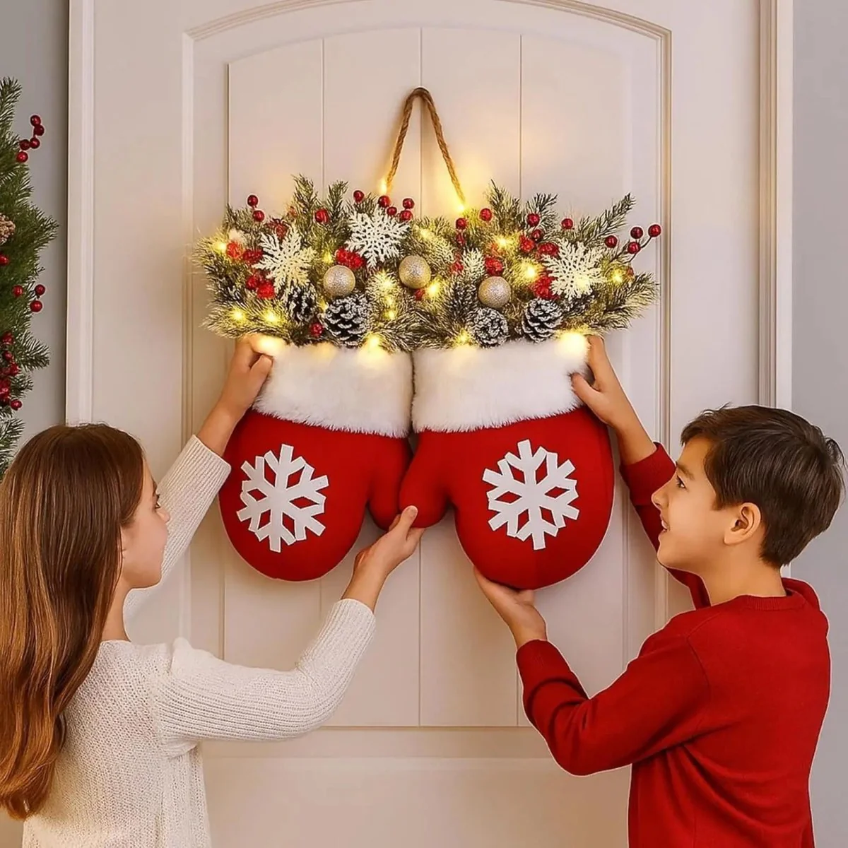 HOLIDAYLUX – LED glove light with 120 LEDs, timer and battery - Image 6