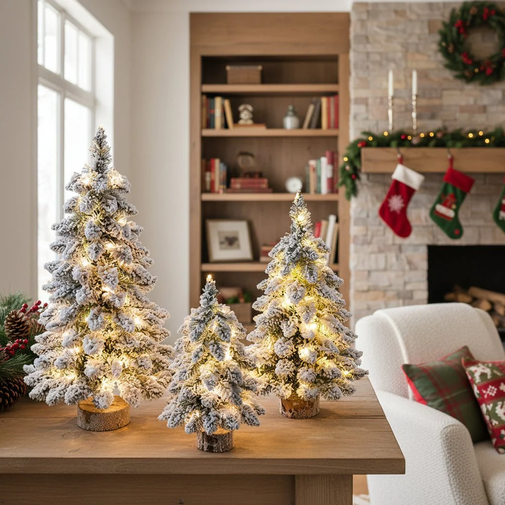 HOLISNOW MINI – 45cm LED Christmas Tree with Frosty Snow Effect - Image 3