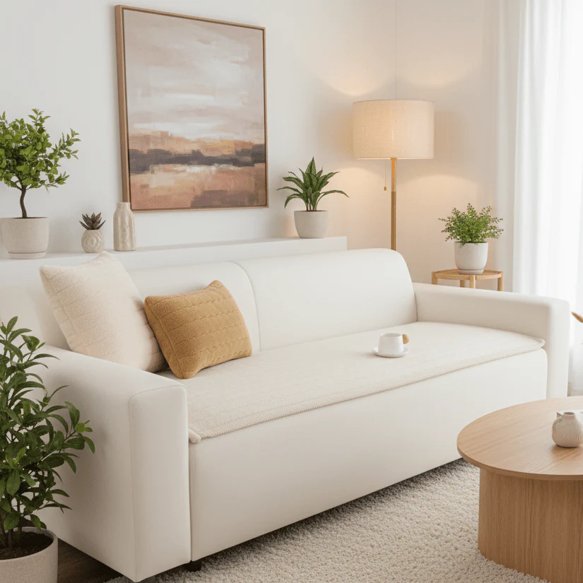 HOMEPETRA – Soft Non-Slip Sofa Cover for Pet Protection and Cozy Living