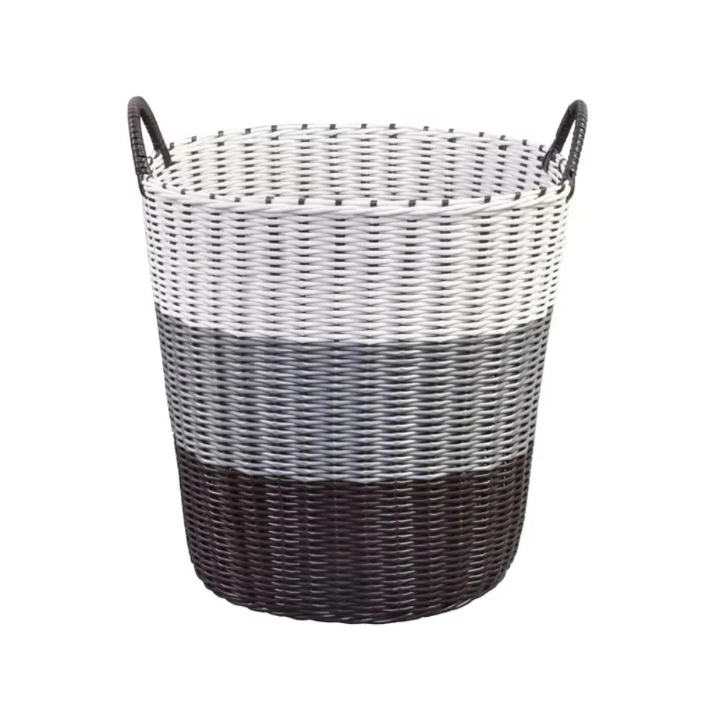 HOMERATTAN – Foldable Laundry Basket in Rattan Style for Stylish Organization - Image 11