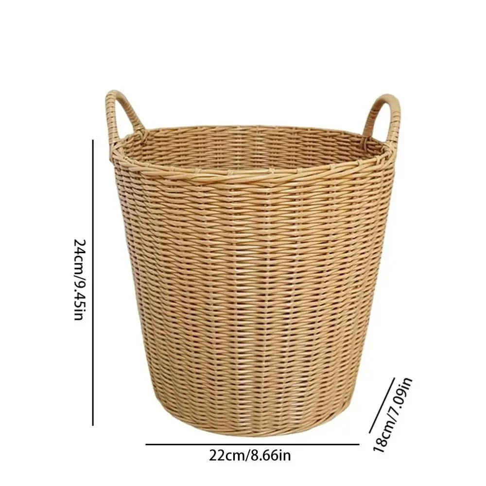 HOMERATTAN – Foldable Laundry Basket in Rattan Style for Stylish Organization - Image 7