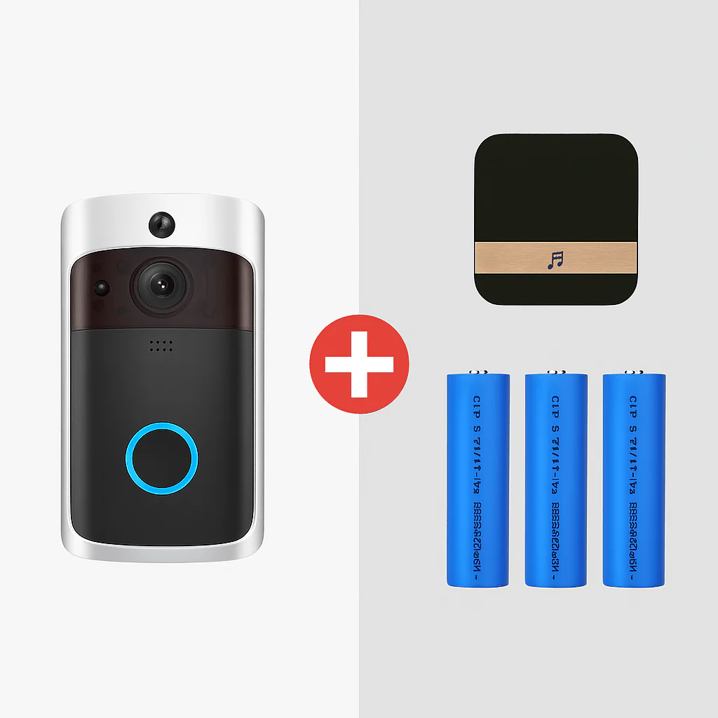 HOMEWATCH – Intelligent video doorbell for home with HD night vision & live two-way audio - Image 11