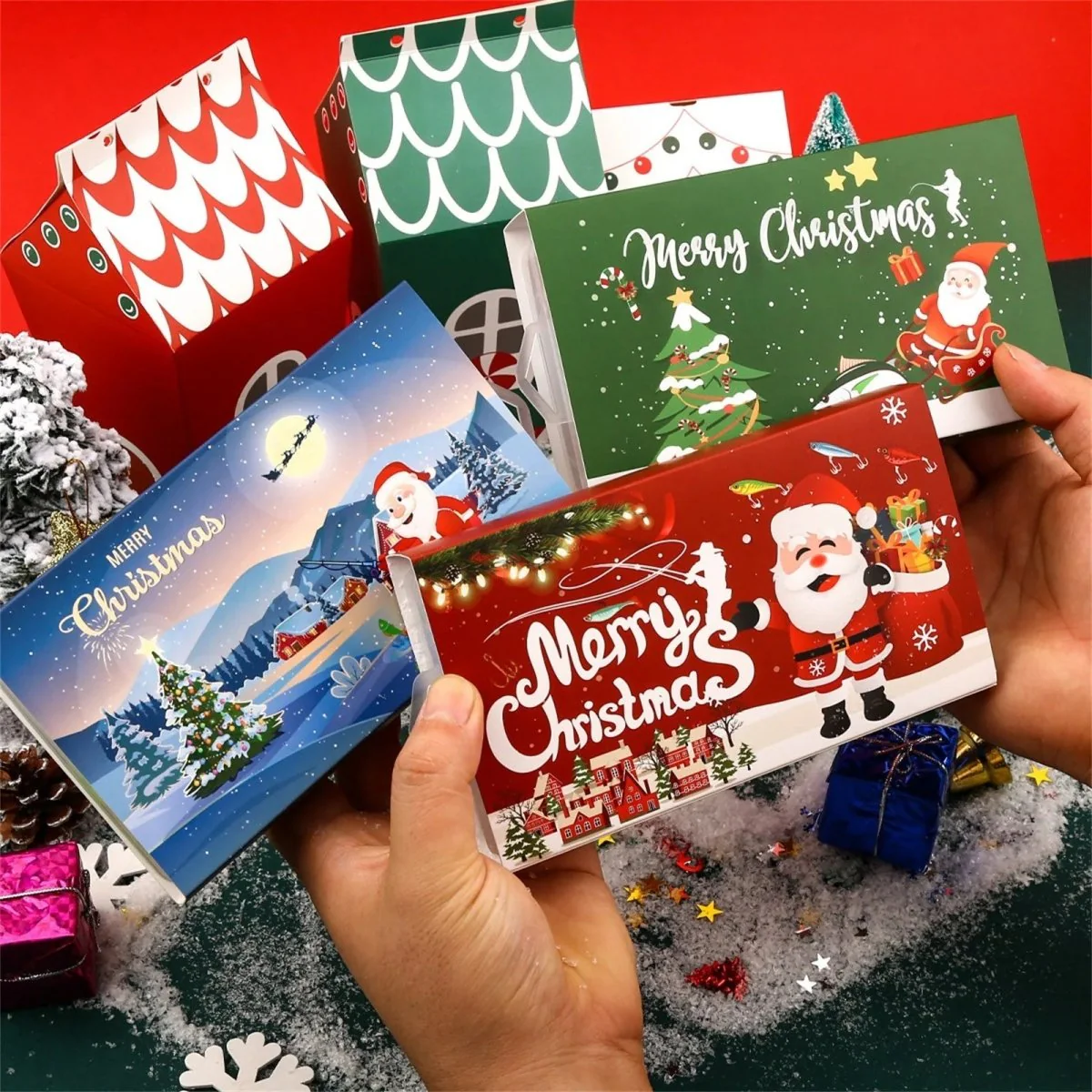 HOOKHUNT – 73-piece fishing accessories in gift advent calendar - Image 3