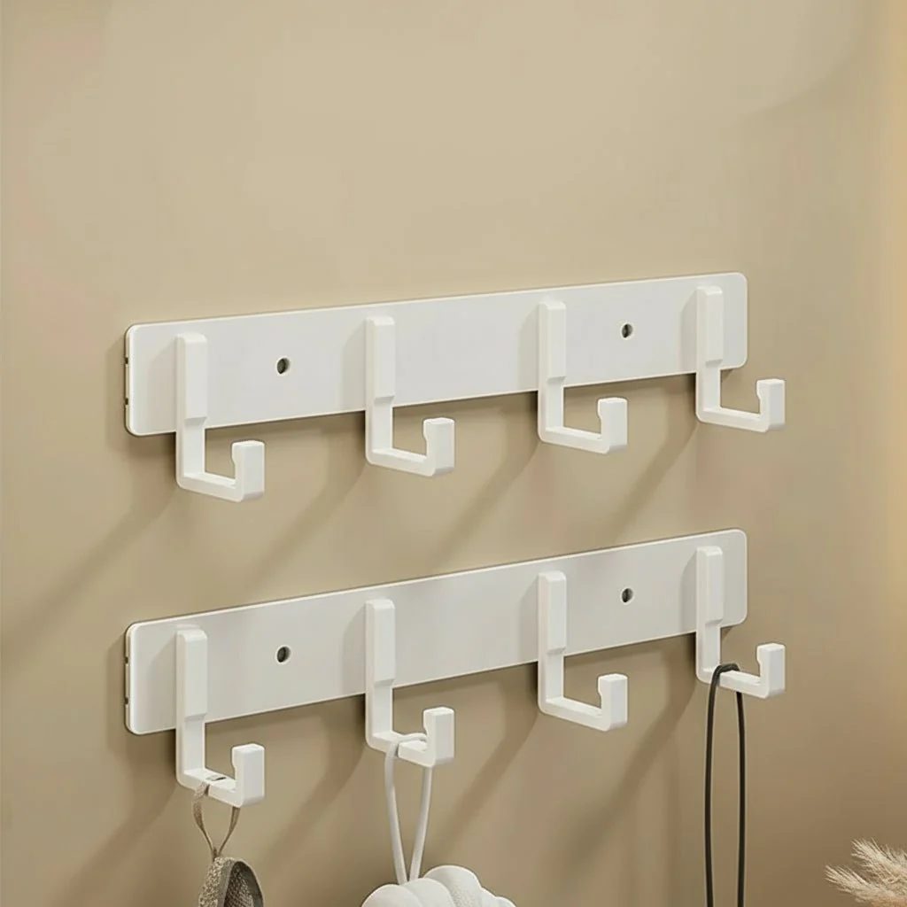 HOOKLINE – Stable wall coat rack with black hooks for stylish organization - Image 15