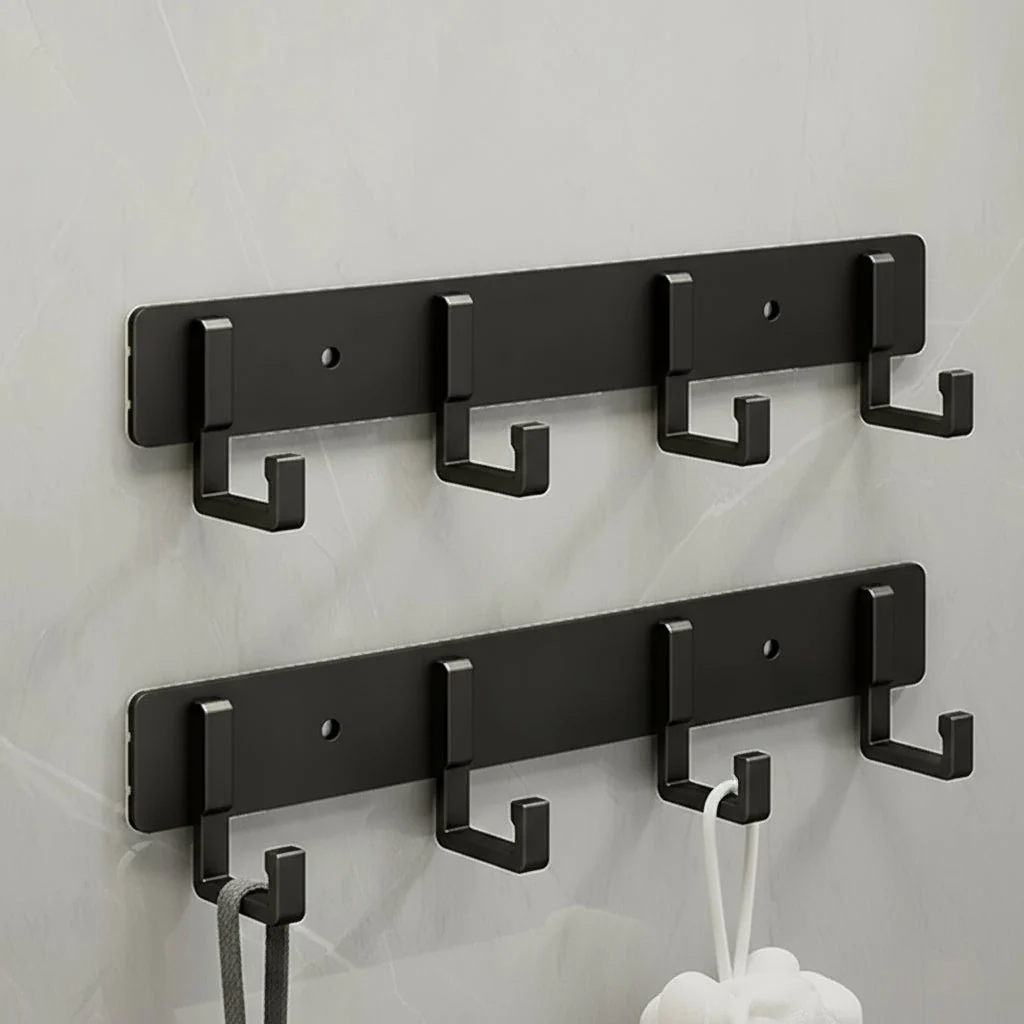 HOOKLINE – Stable wall coat rack with black hooks for stylish organization - Image 9