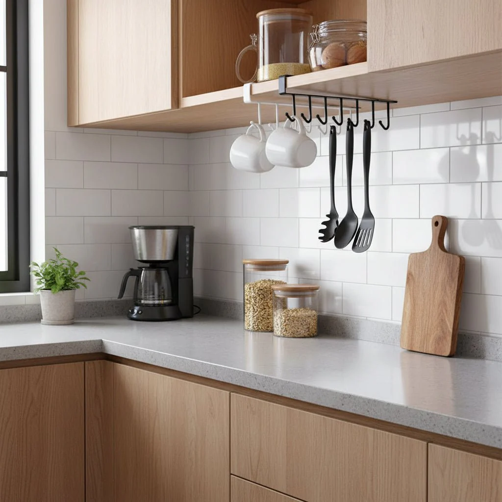 HOOKLINE – Under-cabinet hook system for space-saving kitchen storage - Image 2