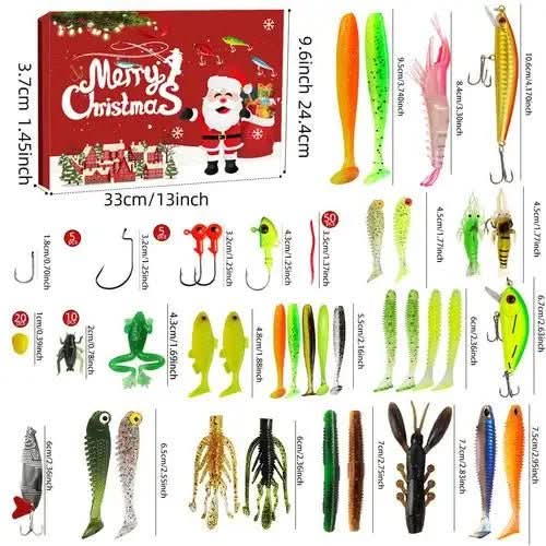 HookQuest Advent Calendar 2025 – 24 High-Quality Fishing Lures for Freshwater & Saltwater - Image 8