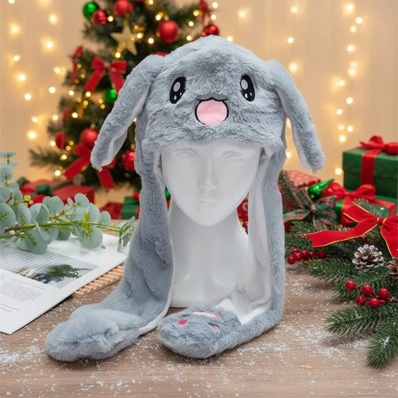 HOPZY – Interactive bunny hat with movable ears and soft plush fabric - Image 3