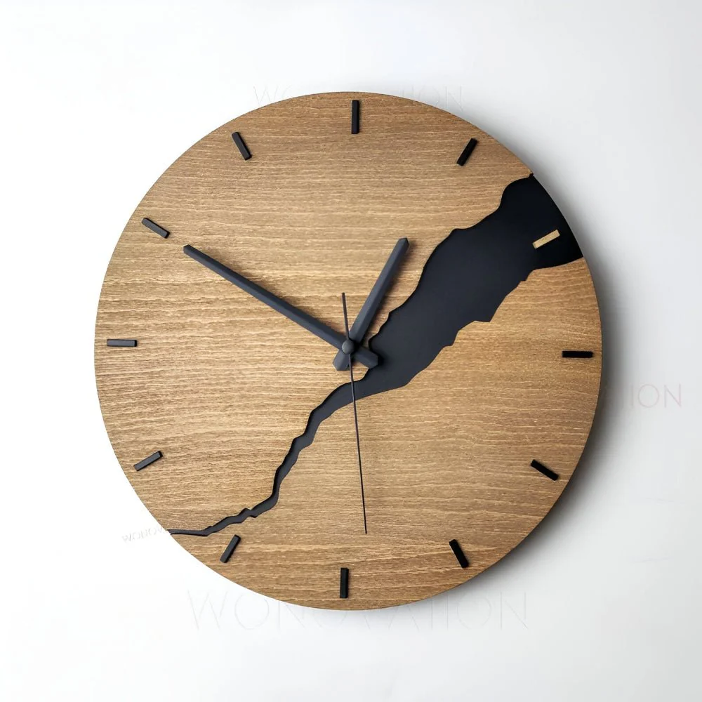 HORAWOOD – Elegant wooden wall clock with timeless charm for modern living spaces - Image 6