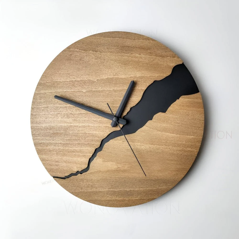 HORAWOOD – Elegant wooden wall clock with timeless charm for modern living spaces - Image 7