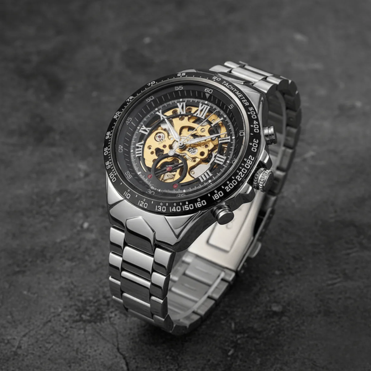 HORIZON – Luxurious Mechanical Watch with Golden Shine