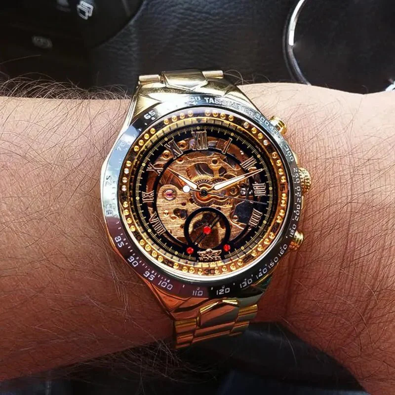 HORIZON – Luxurious Mechanical Watch with Golden Shine - Image 7