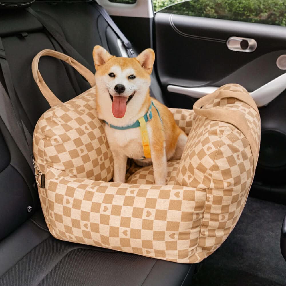 ComfyRide Dog Seat - Dog seat bed with safety belt & non-slip base for car & home - Image 10