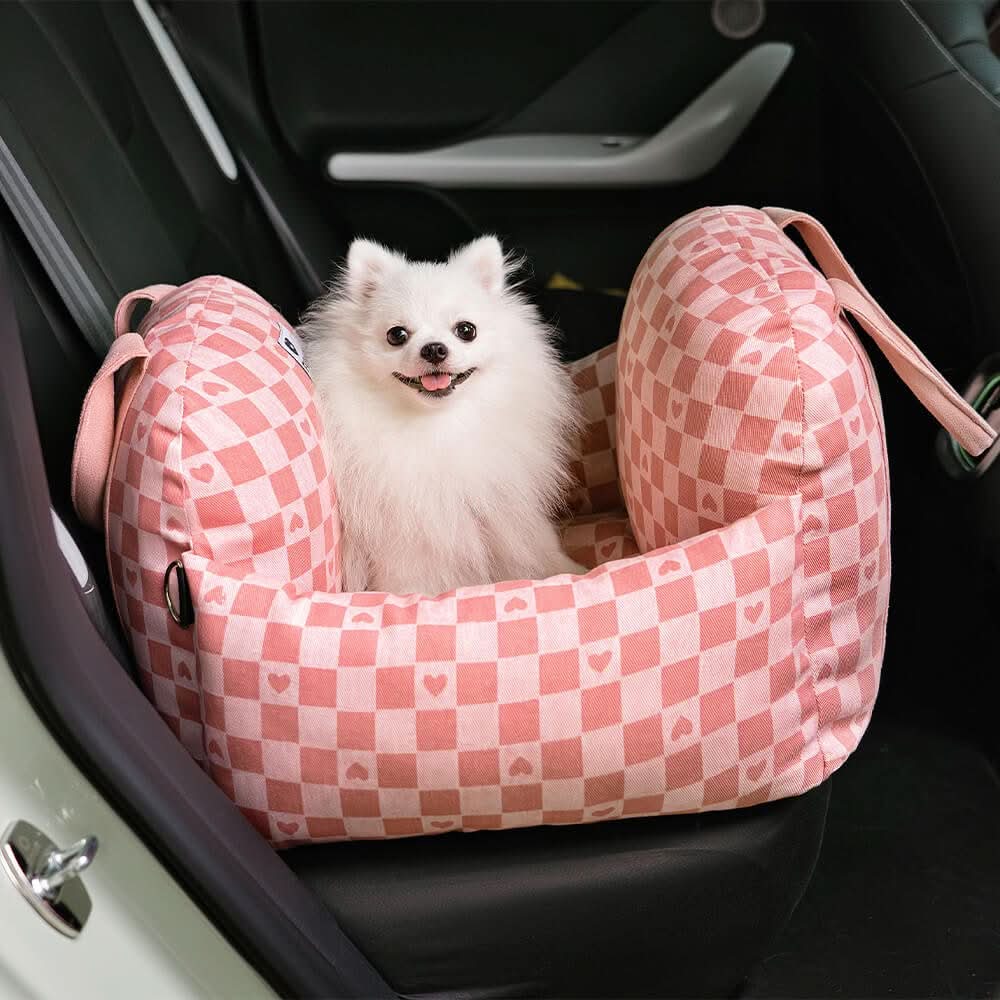 ComfyRide Dog Seat - Dog seat bed with safety belt & non-slip base for car & home - Image 21
