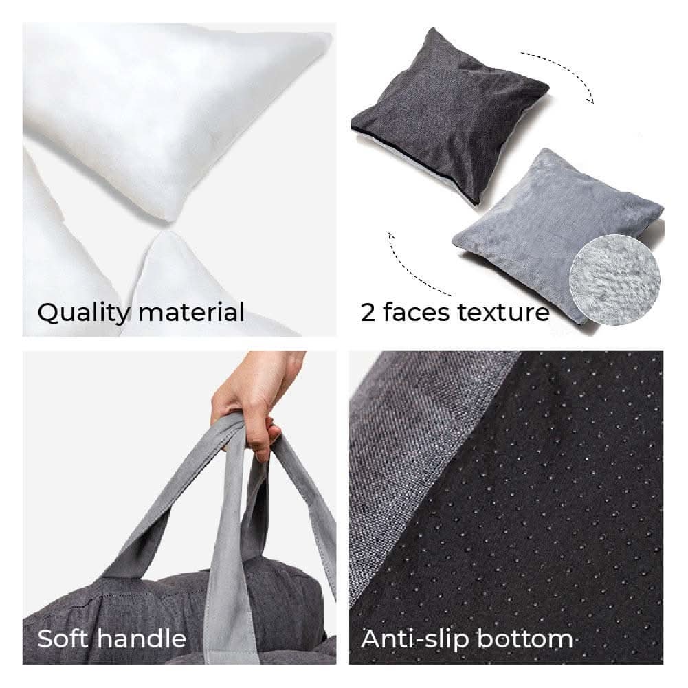 ComfyRide Dog Seat - Dog seat bed with safety belt & non-slip base for car & home - Image 6