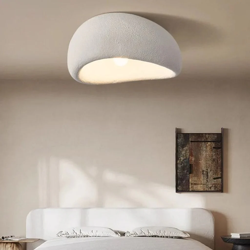 HUSHGLOW – Minimalist Resin Ceiling Light for Quiet Rooms - Image 2