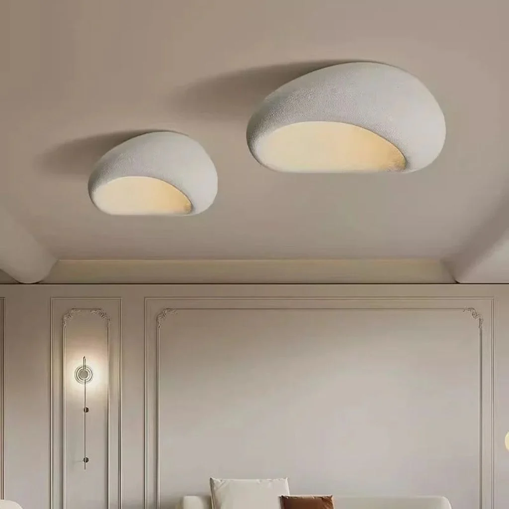 HUSHGLOW – Minimalist Resin Ceiling Light for Quiet Rooms - Image 3