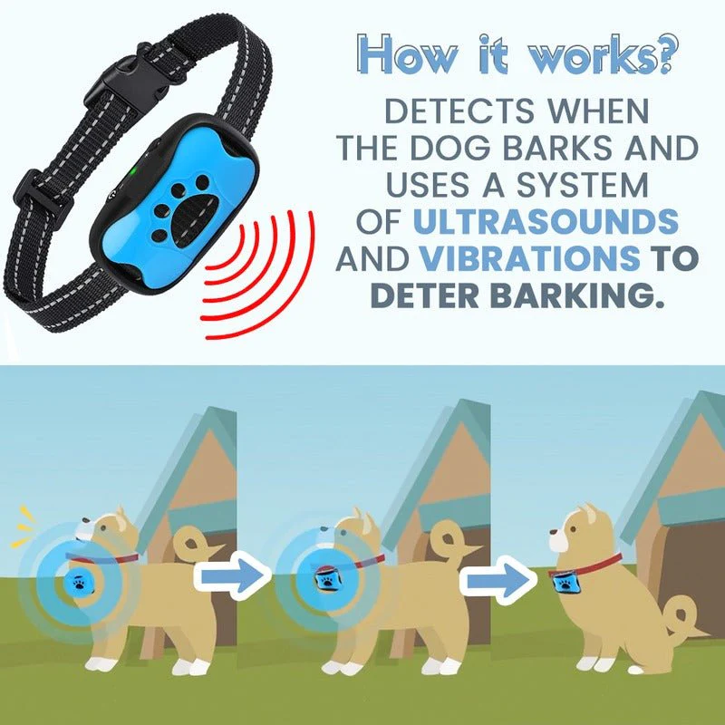 HUSHTONE – Intelligent Anti-Bark Dog Collar with Sonic Wave Technology and Adjustable Fit - Image 2