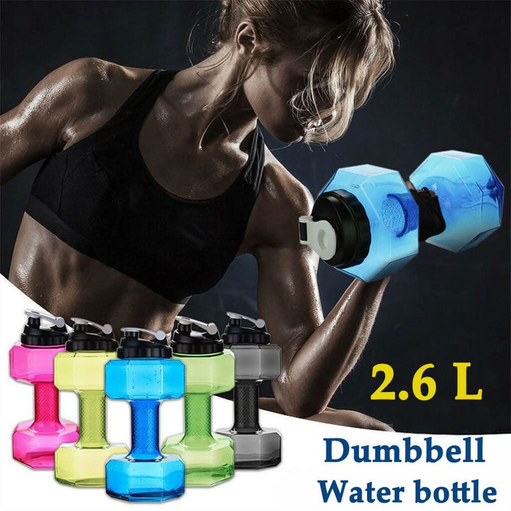 Hydraflex - Dumbbell water bottle 550ml for fitness & everyday life | 2-in-1 design - Image 4